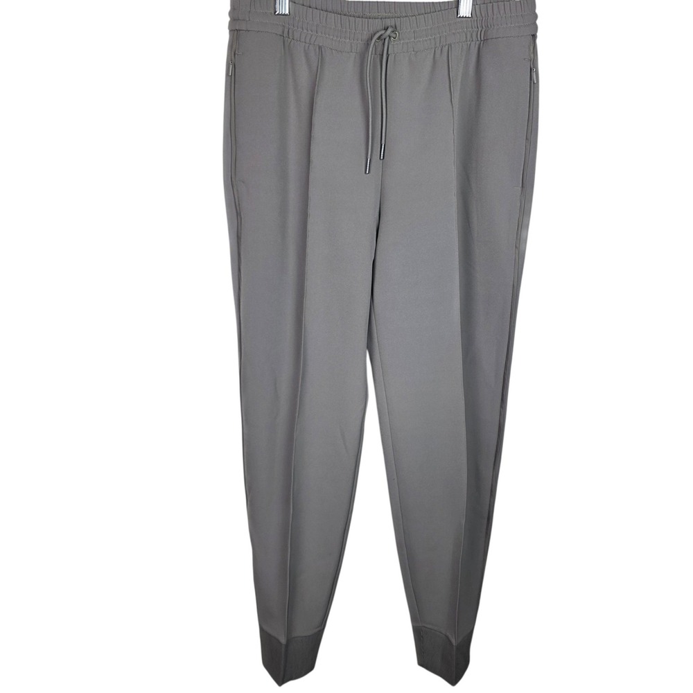 Athleta Endeavor Jogger Women 6 Tall Gray Good Pintuck Stretch Active Pockets